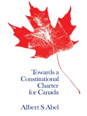cover image of Towards a Constitutional Charter for Canada